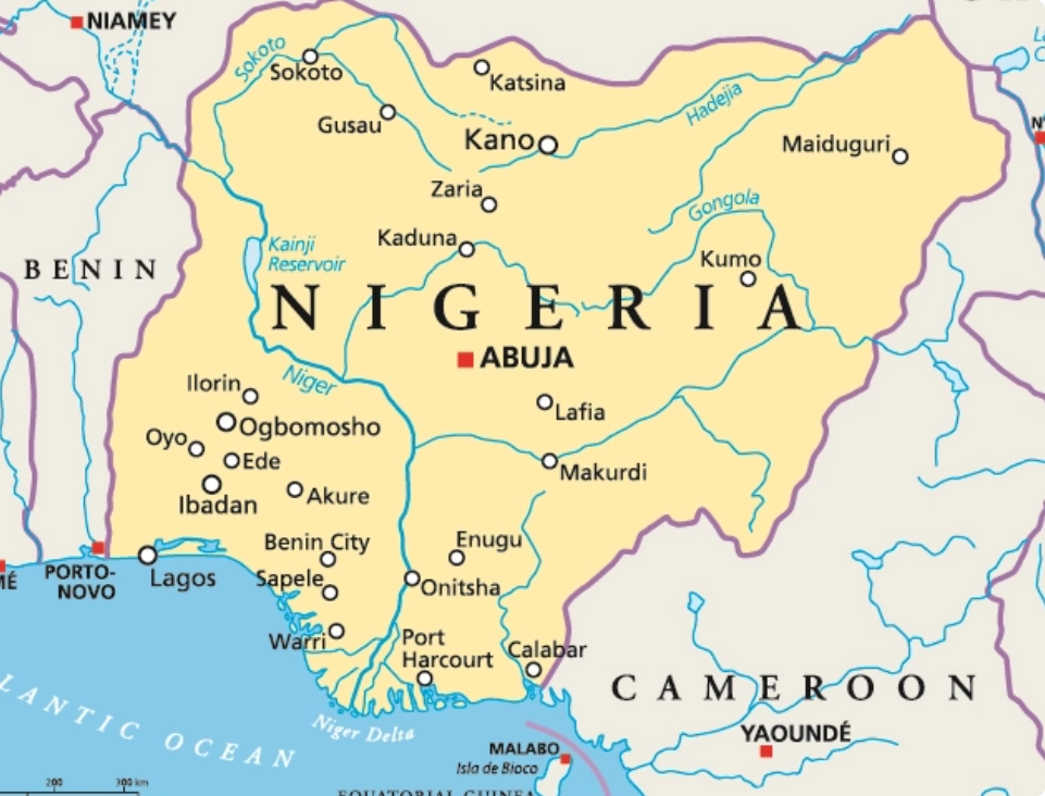 Map of Nigeria