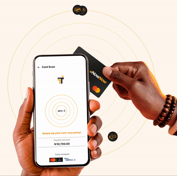 Card tapped on a phone running TapTap